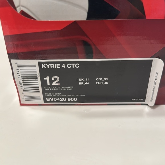 Kyrie 4 CTC (Cinnamon Toast Crunch) Shoes - Picture 9 of 9